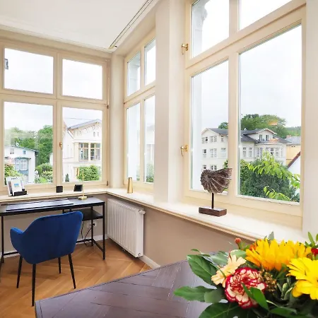Villa Luise App 5 Mit 1 Schlafzimmer Lu5 شقة *